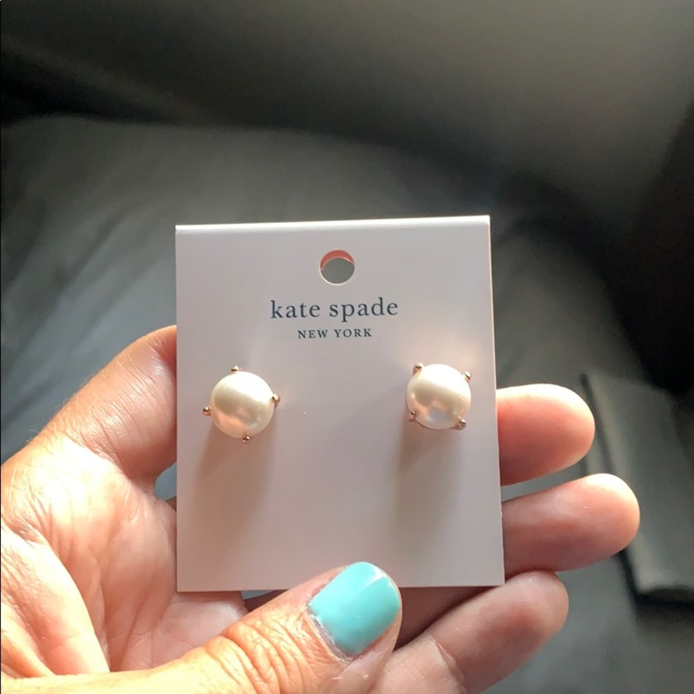 Kate Spade pearl stud earrings